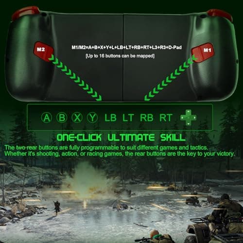 Joso Phone Controller for iPhone/Android Support Phone Case, Mobile Gaming Controller with Ergonomic Design - Wireless Gamepad for Cloud Gaming & PS Remote Play