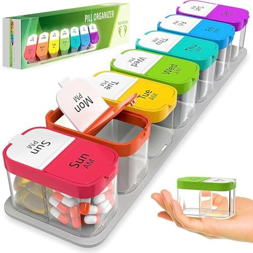 Extra Large Pill Organizer Review – BEXEEN Weekly AM PM Box Tested