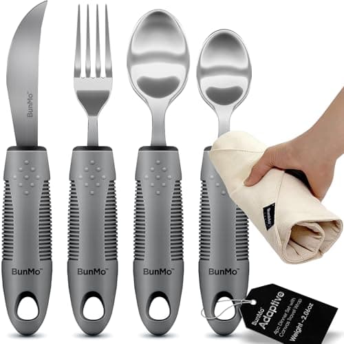 BUNMO Adaptive Utensils Review – Stable Grip for Seniors