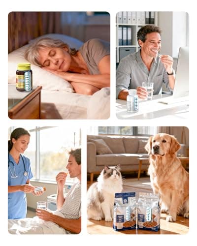 Odaro 2 Pack Pill Reminder, Lanyad or Sticker Pill Tracker, Work with Most Bottles, Reusable Medication Tracker Replacement of Vitamin Weekly (7 Day) Medicine Organizer