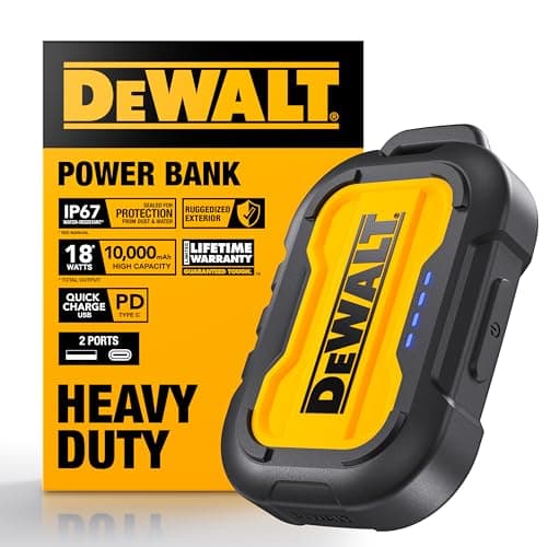 DEWALT 10000 mAh Power Bank Review: Durable Charger Worth It?