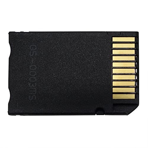 Funturbo PSP Memory Stick Adapter, Micro SD to Memory Stick PRO Duo MagicGate Card for Sony PlayStation Portable, Camera, Handycam