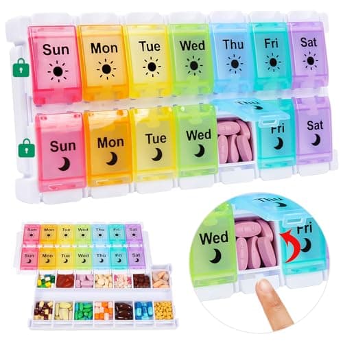 Shintop Pill Organizer Review – Push Button Weekly AM/PM Case Tested