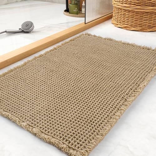 Halkfri Badmatta Test 2024 – Tchdio Waffle Badmatta Recension