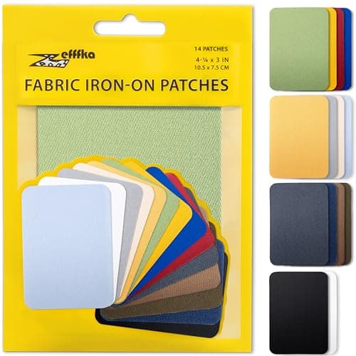 ZEFFFKA Iron-On Fabric Patches Review: Easy Clothing Repair Without Sewing