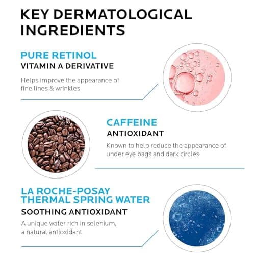 La Roche-Posay Pigmentclar Dark Circles Eye Cream with Caffeine, Brightens Under Eye Area and Targets Dark Circles