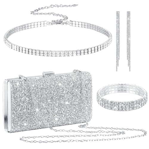 Kigeli Jewelry Set Review – Rhinestone Clutch Bag with Matching Accessories Worth It?