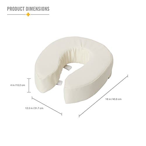 Briggs Healthcare Vinyl Cushion Toilet Seat, 4"