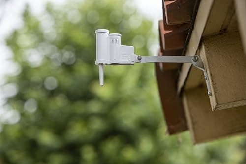 Hunter Rain Clik WRCLIK Wireless Rain Sensor with Freeze Shutoff, Automatic Shutoff for Sprinkler Controllers, Compatible with Most Irrigation Controllers, Mounts Easily to Gutter or Wall