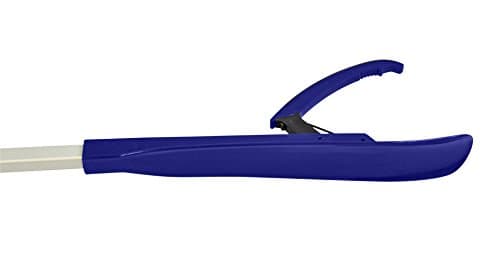 Blue Jay ‘Get Your Shoe On’ Shoehorn - Lightweight Shoe Wearing Stick with Gripper - Easy to Use, No Extra Bending Required, Get Your Shoes On Easily - 32 Inches, Light Blue