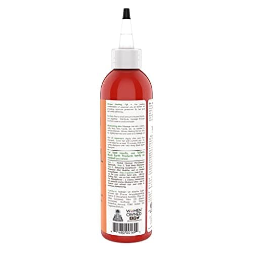Taliah Waajid Black Earth Products African Healing Oyl | Total Body Oil | Softens, Moisturize, Coats, and Protects Hair & Skin | Infused with Vitamin E, Olive Oil, and Sunflower Oil- 8oz (T128)