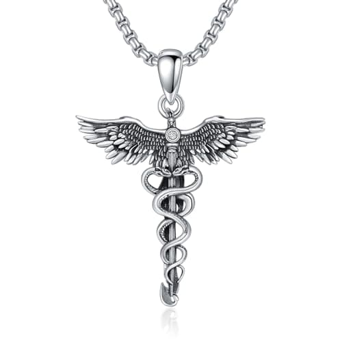 MEIDERBO Caduceus Necklace Review: Sterling Silver Phoenix Pendant Tested