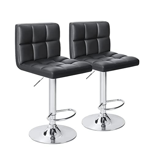 Homall Bar Stools Test – Justerbar PU Läder Bar Pall för Köket