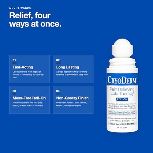Cryoderm Cold Roll-On 3oz