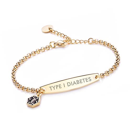 Type 1 Diabetes Medical Alert Bracelet Review – LinnaLove Gold Review