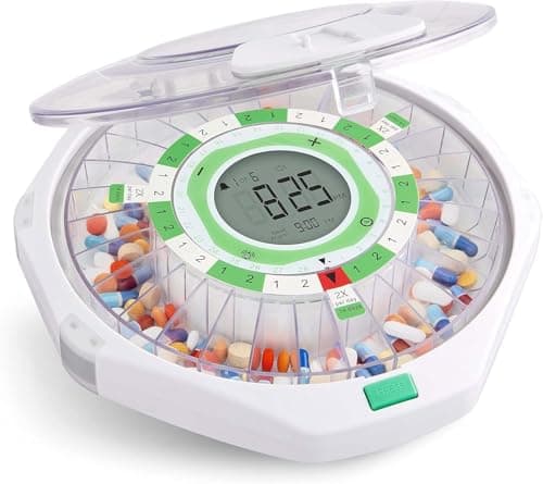 Automatisk Pillerdoserare med Alarm – Live Fine 28-Dagars Test