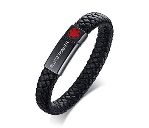 Blood Thinner Medical Alert Bracelet Review: Is This Leather ID Worth It?