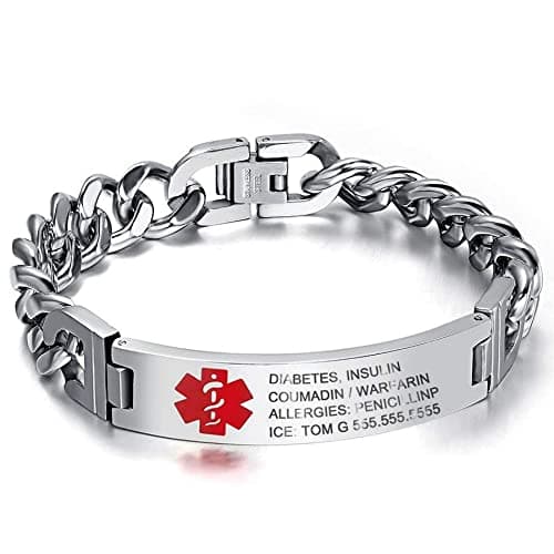 Emergency Medical Alert Bracelet Review – Titanium Engraved ID for 2025