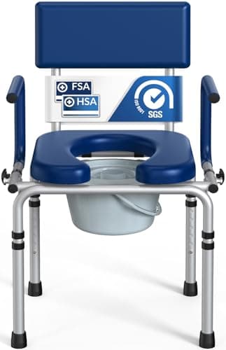 HolyHeal Drop Arm Bedside Commode Review – 2025 Test