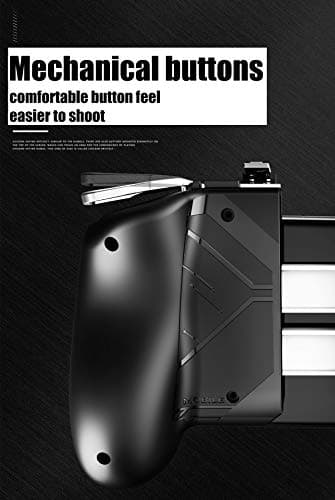 Mobile Game Controller for PUBG/Call of Duty/Fortnite Gaming Grip L1 R1 Portable Phone Trigger Joystick Gamepad for 4-6.5 inches iOS & Android Phone