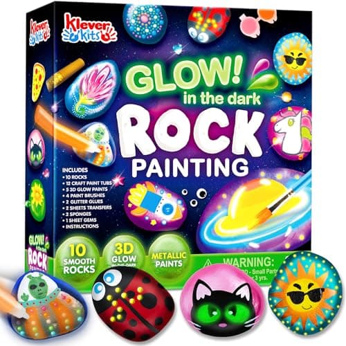 Kit de Pintura de Rocas Brillantes en la Oscuridad JOYIN - Análisis Completo