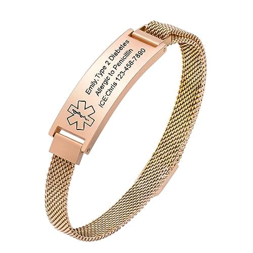VNOX Medical Alert Bracelet Review – A Solid Engraved ID Option for Seniors