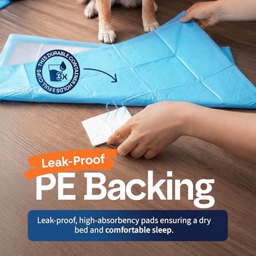Healqu Disposable Underpads - Absorbent Incontinence Bed Pads for Adults, Kids, Elderly, and Pets - Fluid and Urine Bed Protection - Large, Thick, Fluff and Polymer Chux (24x36 Pack of 50)